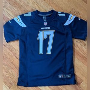 Youth Large Chargers Jersey, Rivers #17